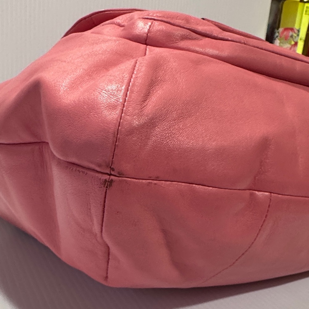 LOW START IN SHOW ONLY Coach Kristen Leather Hobo – Style F22309 – Pink - Picture 7 of 16
